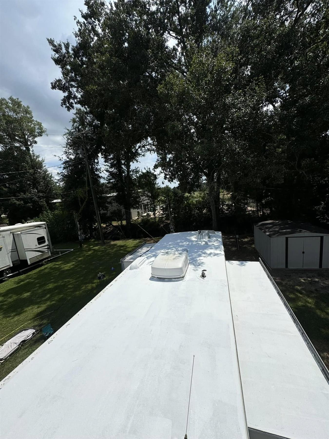 Professional RV washing